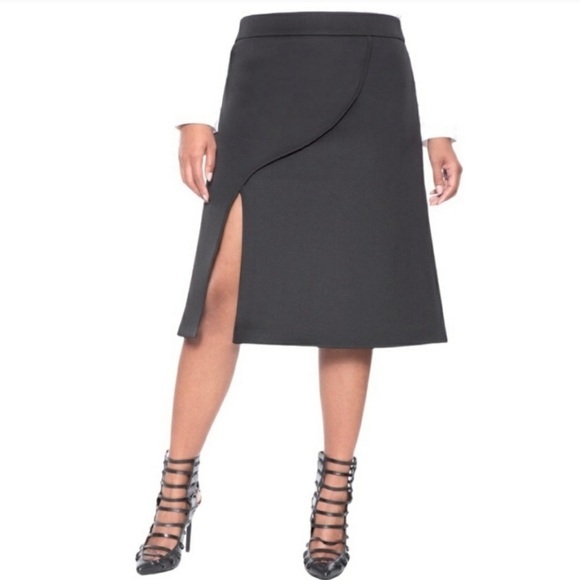 Eloquii Dresses & Skirts - NWT Eloquii Slit A-Line Scuba Skirt Size 22